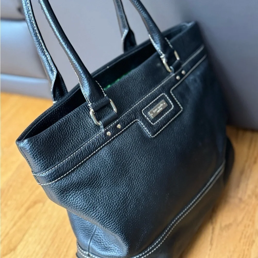 Kate Spade Black Leather Tote